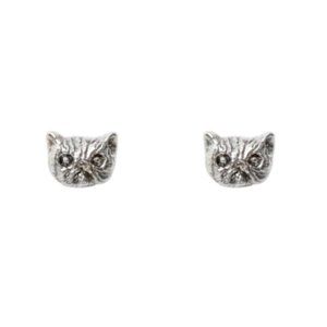 Catbird Itty Bitty Kitty Studs in Silver